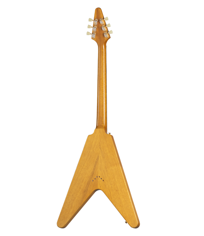 Gibson 1958 Korina Flying V Reissue - Natural, Black Pickguard