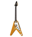 Gibson Gibson 1958 Korina Flying V Reissue - Natural, White Pickguard