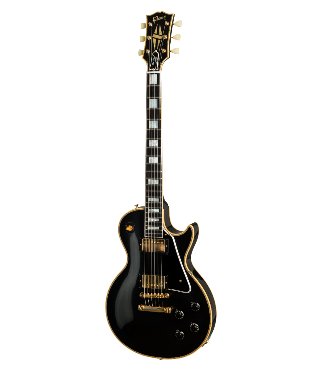 ギター Gibson Custom Shop 1957 Les Paul Reissue Gibson 1957 Les Paul Custom Reissue - Ebony, 2-Pickup - Get Loud Music