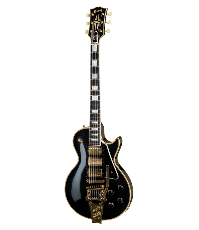 Gibson Gibson 1957 Les Paul Custom Reissue - VOS Ebony, 3-Pickup w/Bigsby