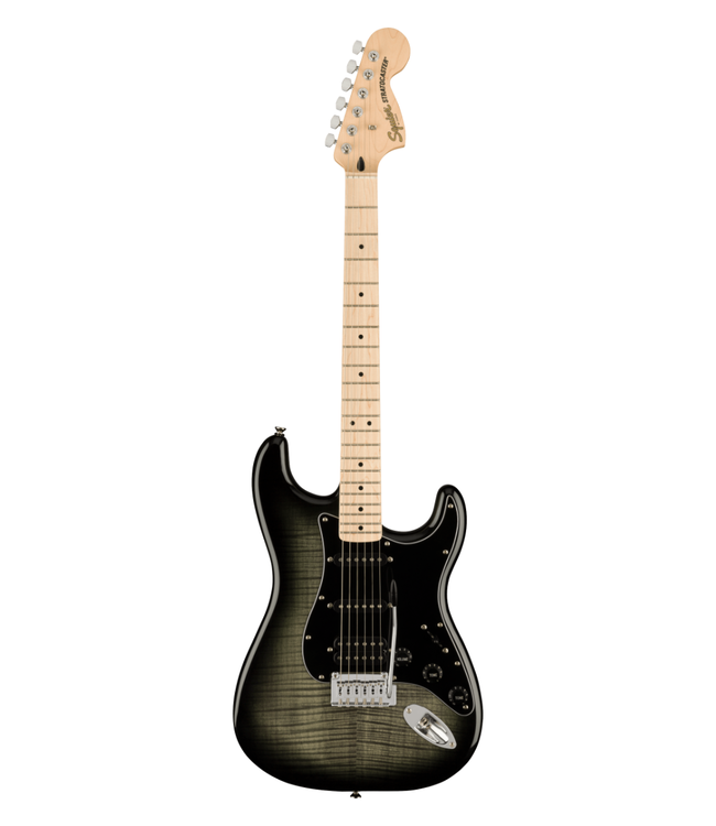 Squier Affinity Stratocaster FMT HSS - Maple Fretboard, Black Burst