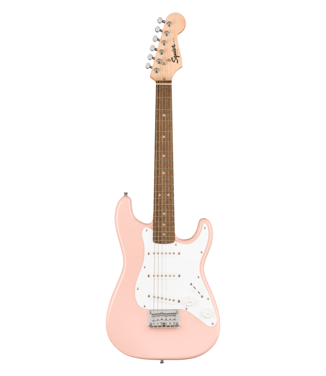 Squier Mini Stratocaster - Laurel Fretboard, Shell Pink