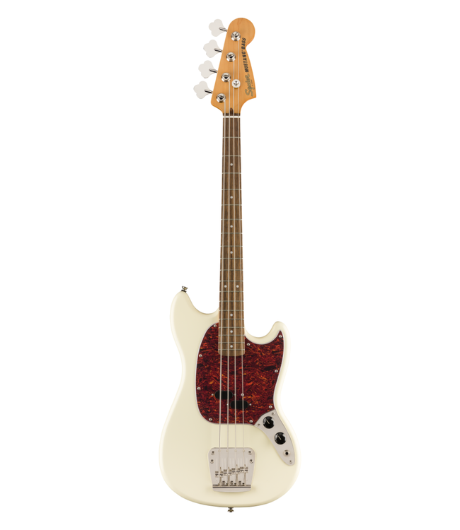 Squier Squier Classic Vibe '60s Mustang Bass - Laurel Fretboard, Olympic White