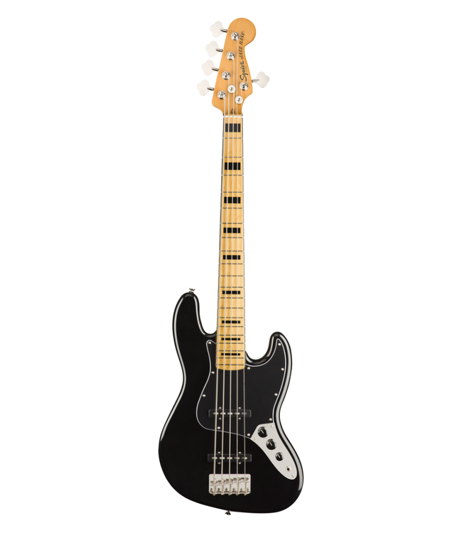 Squier Classic Vibe '70s Jazz Bass V - Maple Fretboard, Black