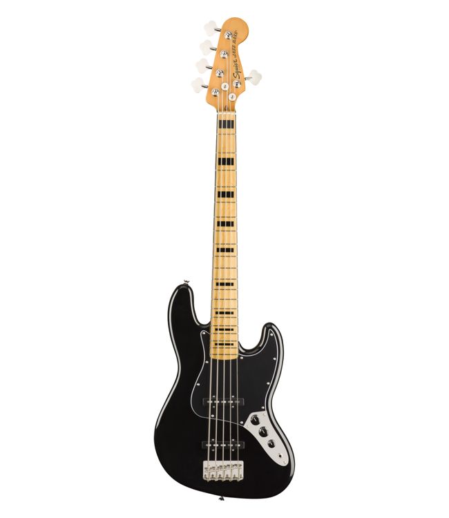 Squier Squier Classic Vibe '70s Jazz Bass V - Maple Fretboard, Black