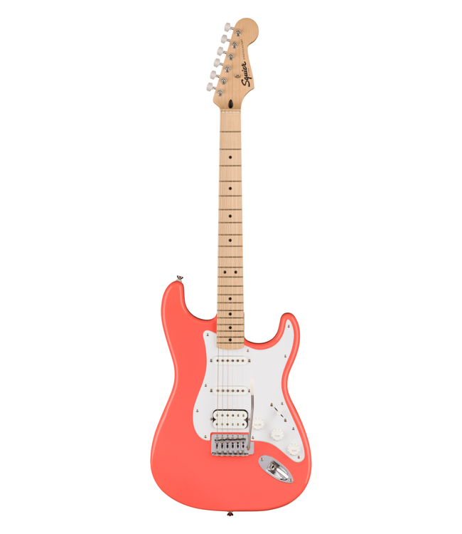 Squier Sonic Stratocaster HSS - Maple Fretboard, Tahitian Coral