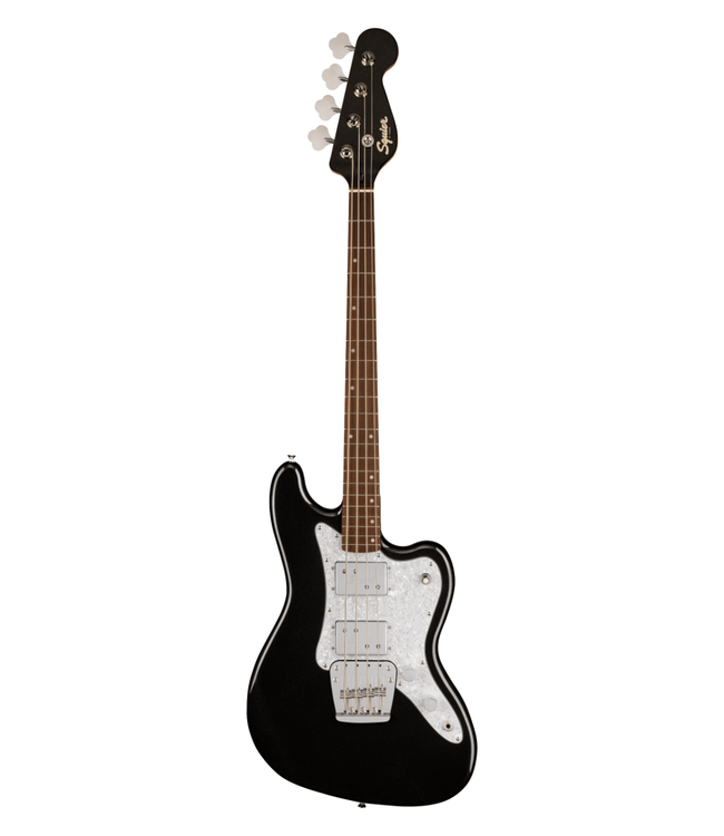 Squier Paranormal Rascal Bass HH - Laurel Fretboard, Metallic Black