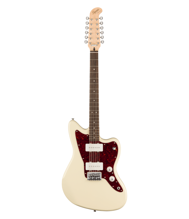 Squier Paranormal Jazzmaster XII - Laurel Fretboard, Olympic White