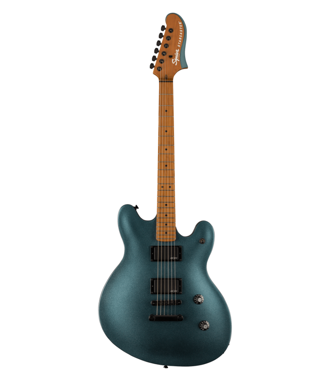 Squier Squier Contemporary Active Starcaster - Roasted Maple Fretboard, Gunmetal Metallic