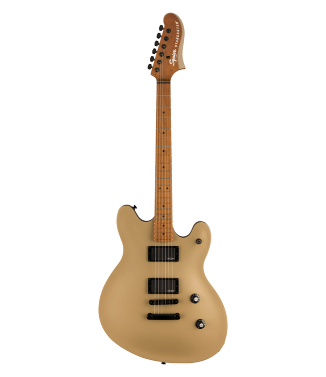 Squier Squier Contemporary Active Starcaster - Roasted Maple Fretboard, Shoreline Gold