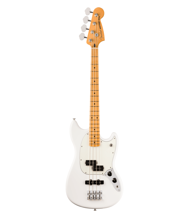 Fender Player II Mustang PJ Bass - Maple Fretboard, Polar White