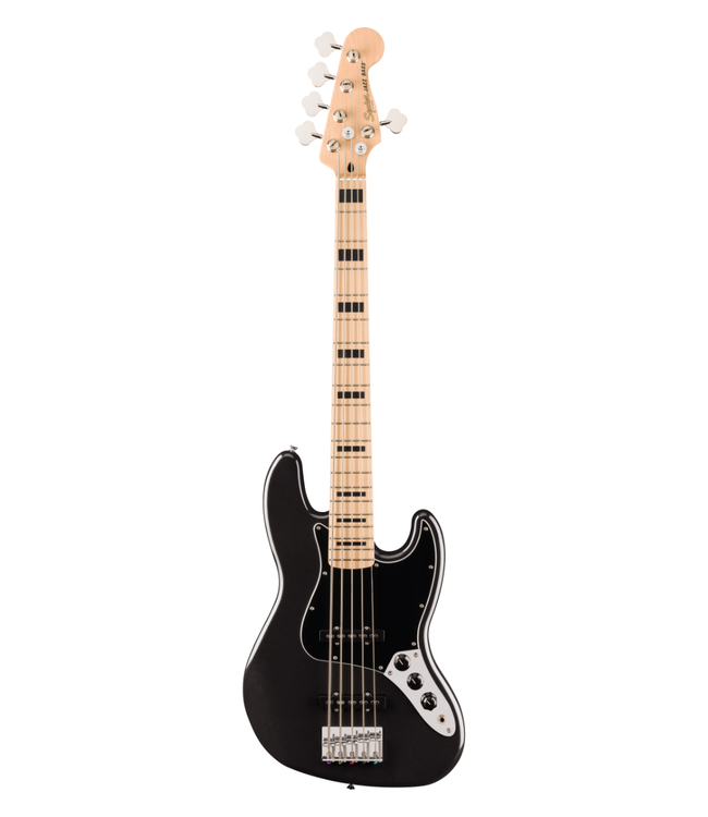 Squier Affinity Active Jazz Bass V - Maple Fretboard, Black Metallic