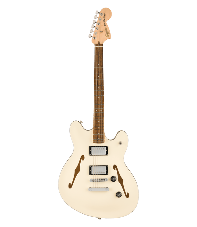 Squier Affinity Starcaster Deluxe - Laurel Fretboard, Olympic White