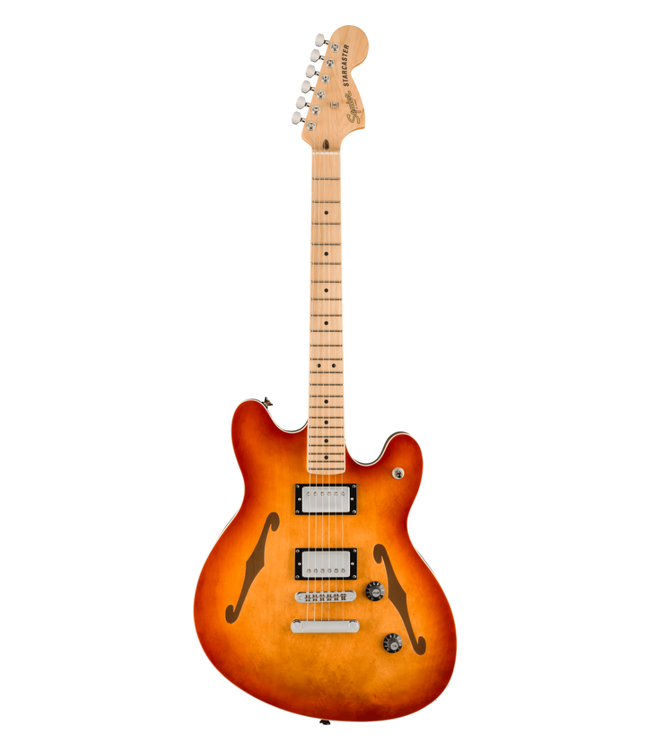 Squier Affinity Starcaster Deluxe - Maple Fretboard, Sienna Sunburst