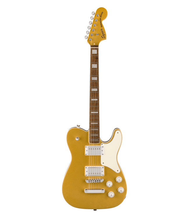 Squier Limited Edition Paranormal Troublemaker Telecaster Deluxe - Laurel Fretboard, Aztec Gold