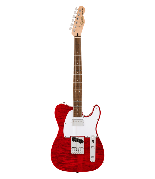 Squier Affinity Telecaster FMT SH - Laurel Fretboard, Crimson Red Transparent