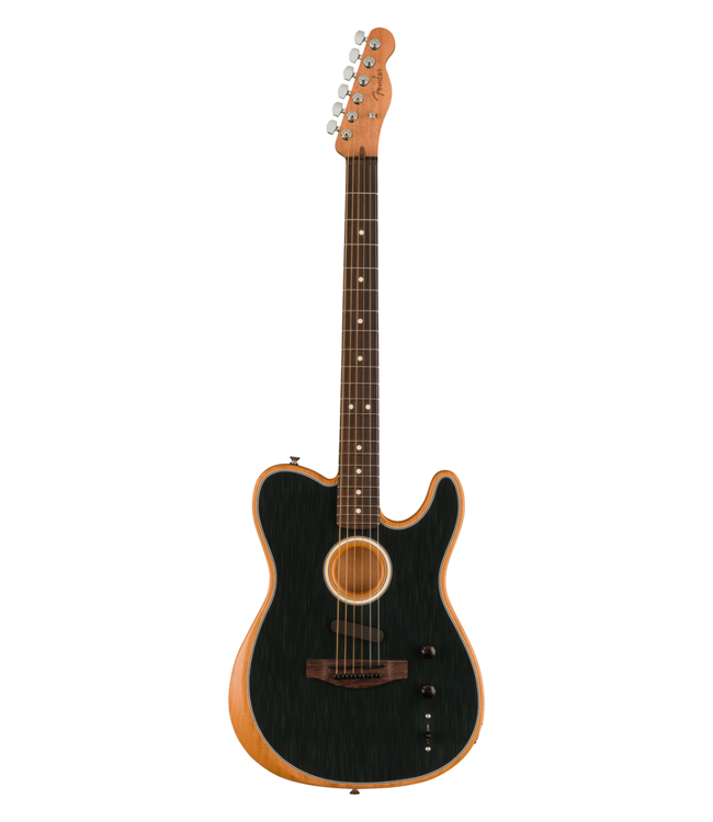 Fender Acoustasonic Player Telecaster - Rosewood Fretboard, Brushed Black