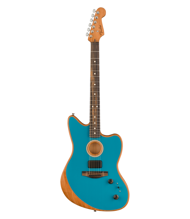 Fender Fender American Acoustasonic Jazzmaster - Ebony Fretboard, Ocean Turquoise