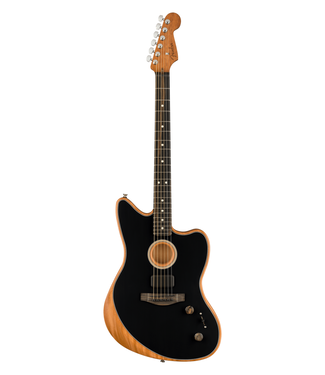 Fender Fender American Acoustasonic Jazzmaster - Ebony Fretboard, Black
