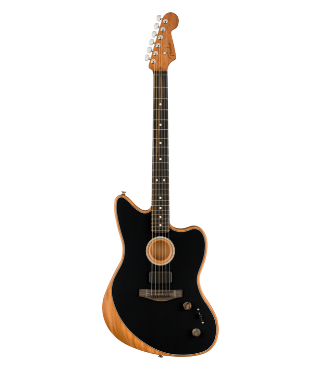 Fender Fender American Acoustasonic Jazzmaster - Ebony Fretboard, Black