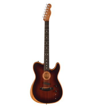 Fender Fender American Acoustasonic Telecaster All-Mahogany - Ebony Fretboard, Bourbon Burst