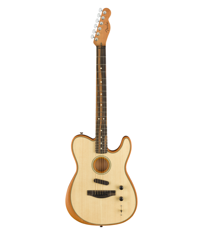 Fender American Acoustasonic Telecaster - Ebony Fretboard, Natural