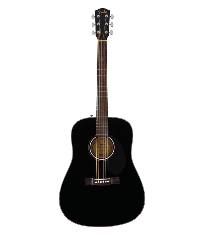 Fender CD-60S Dreadnought - Walnut Fretboard, Black