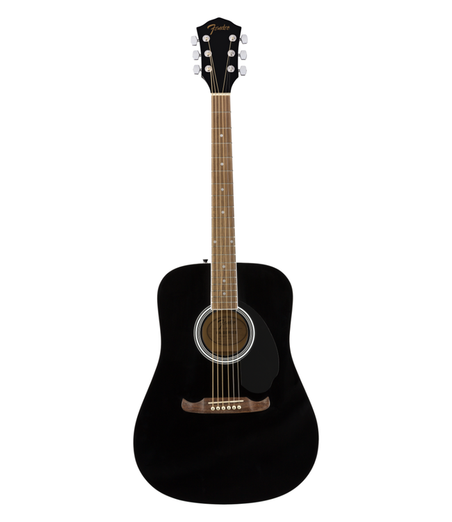 Fender FA-125 Dreadnought - Walnut Fretboard, Black