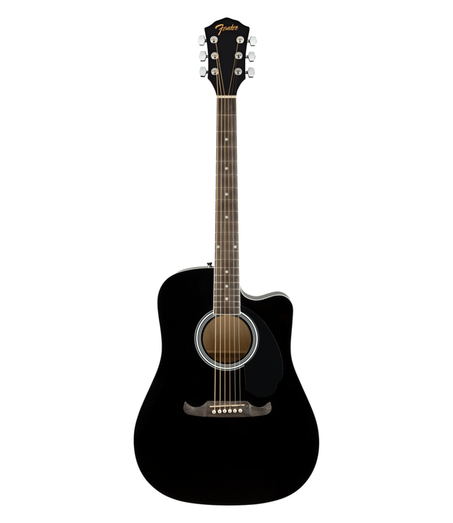 Fender Fender FA-125CE Dreadnought - Walnut Fretboard, Black