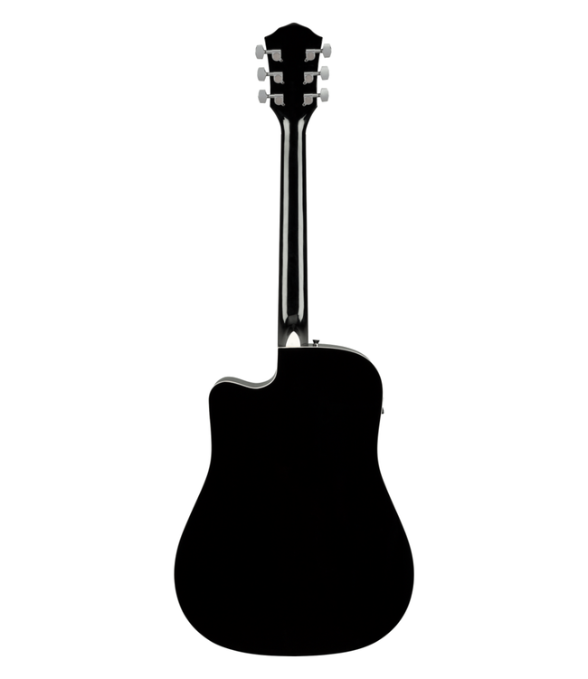 Fender FA-125CE Dreadnought - Walnut Fretboard, Black
