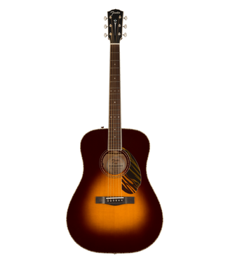 Fender Fender Paramount PD-220E Dreadnought - Ovangkol Fretboard, 3-Colour Vintage Sunburst