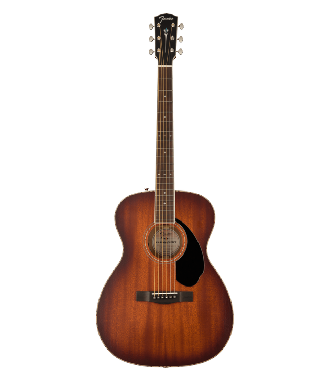 Fender Paramount PO-220E Orchestra All-Mahogany - Ovangkol Fretboard, Aged Cognac Burst