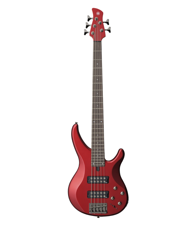 Yamaha TRBX305 5-String Bass - Rosewood Fretboard, Candy Apple Red