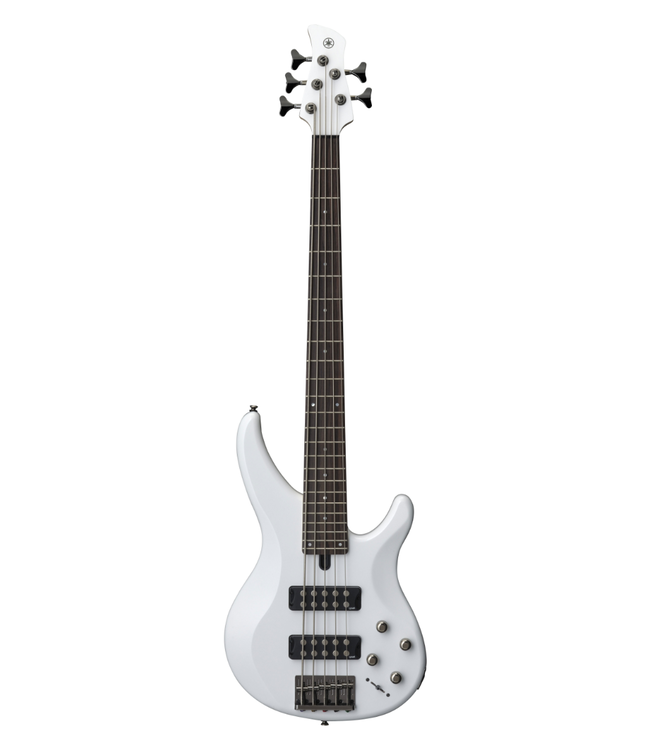 Yamaha TRBX305 5-String Bass - Rosewood Fretboard, White