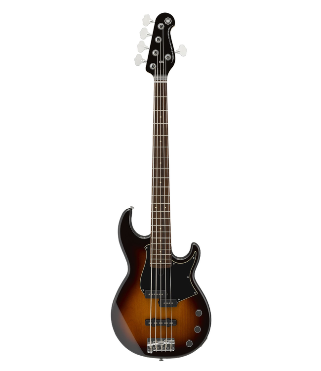 Yamaha BB435 5-String Bass - Rosewood Fretboard, Tobacco Brown Sunburst