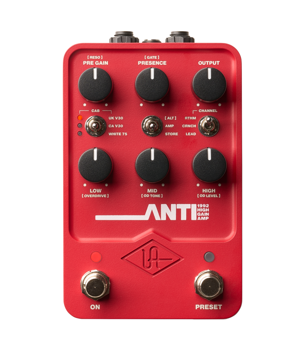 ギター UAFX ANTI High Gain Amp UNIVERSAL AUDIO Universal Audio ANTI High Gain Amplifier Pedal - Get Loud Music