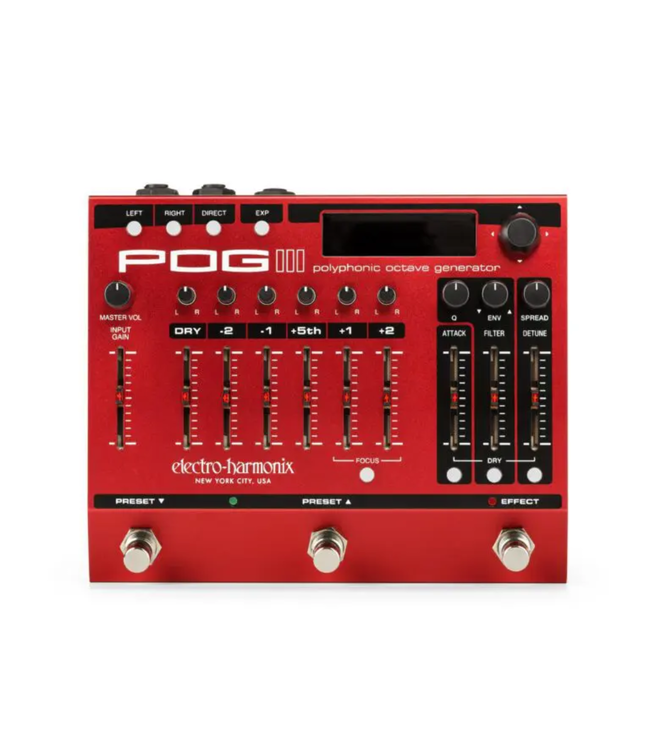 Electro-Harmonix POG3 Polyphonic Octave Generator Pedal