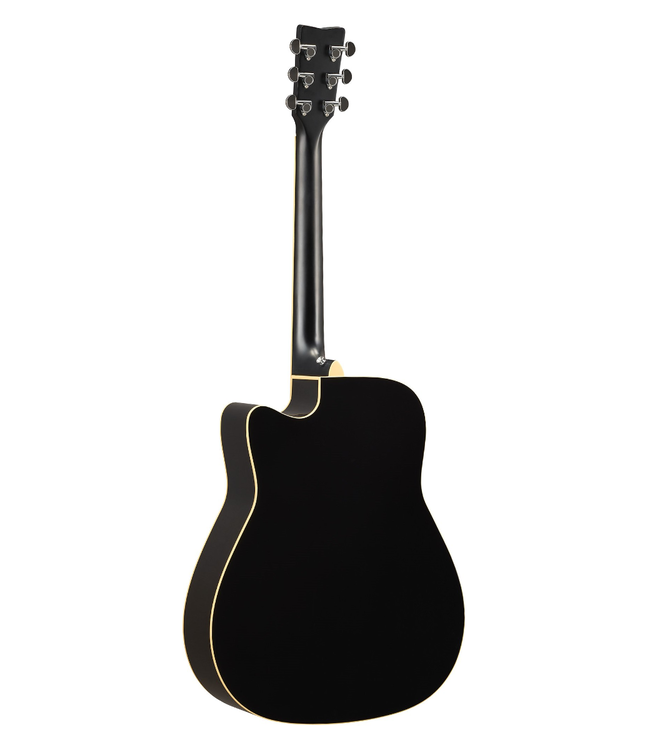 Yamaha TransAcoustic FGC-TA Dreadnought Cutaway - Black