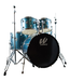 Westbury Westbury 500 Series Stage 5-Piece Drum Kit - 10"/12"/14"/16"/22", Hardware, Throne - Aqua Sparkle