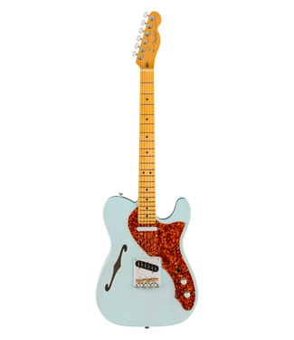 Fender Fender American Professional II Telecaster Thinline - Maple Fretboard, Transparent Daphne Blue