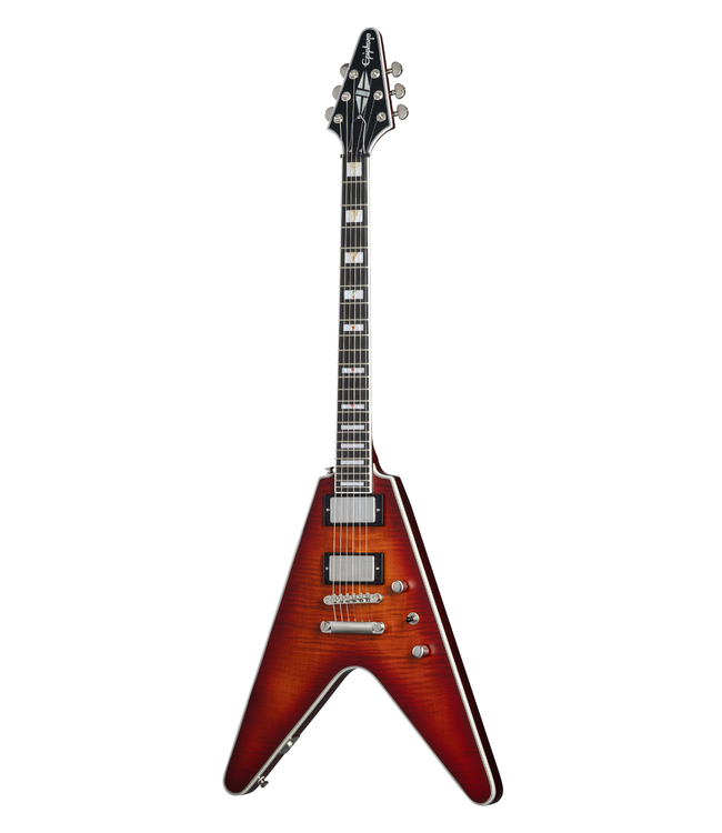 Epiphone Flying V Prophecy - Aged Bengal Tiger Burst