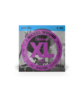 D'Addario D'Addario XL Nickel Electric Guitar Strings - 09-42 Super Light
