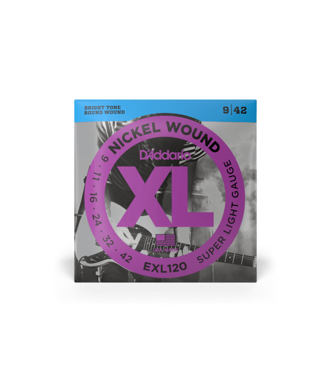 D'Addario XL Nickel Electric Guitar Strings - 09-42 Super Light