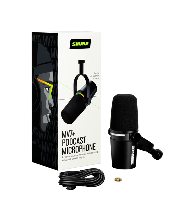 Shure MV7+ Podcast Microphone