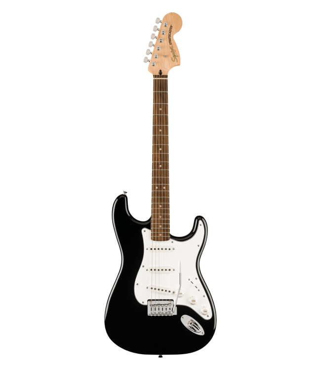 Squier Affinity Stratocaster Mustang Micro Pack - Laurel Fretboard, Black