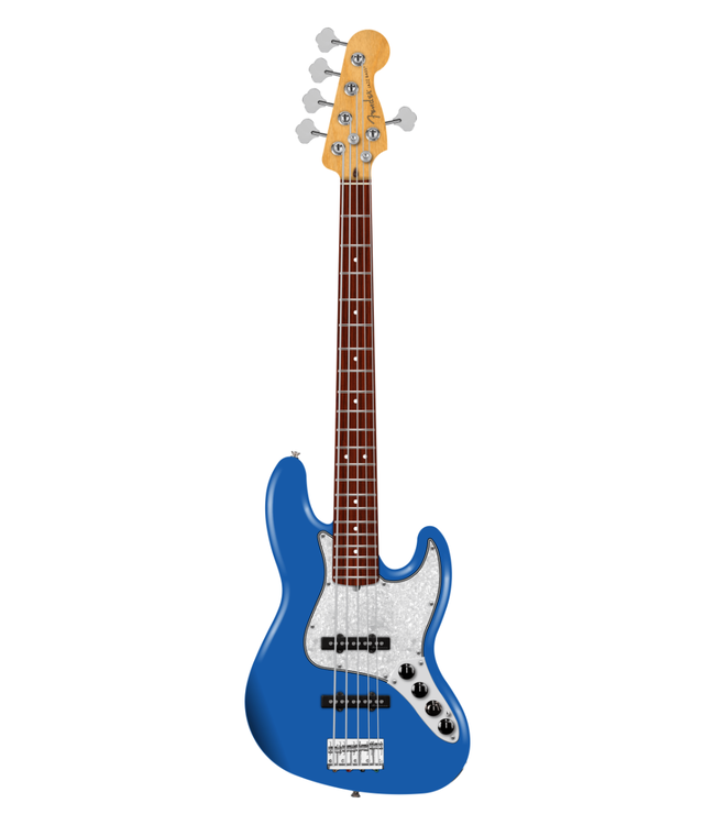 Fender Fender Player II Modified Active Jazz Bass V - Rosewood Fretboard, Electric Blue