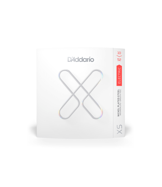 D'Addario D'Addario XS Coated Nickel Electric Guitar Strings - 10-52 Light Top/Heavy Bottom