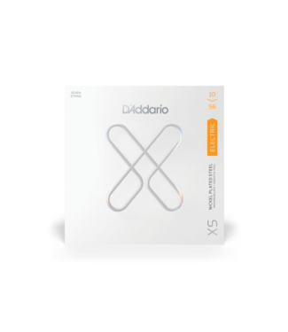 D'Addario D'Addario XS Coated Nickel Electric Guitar Strings - 10-56 (7-String) Regular Light