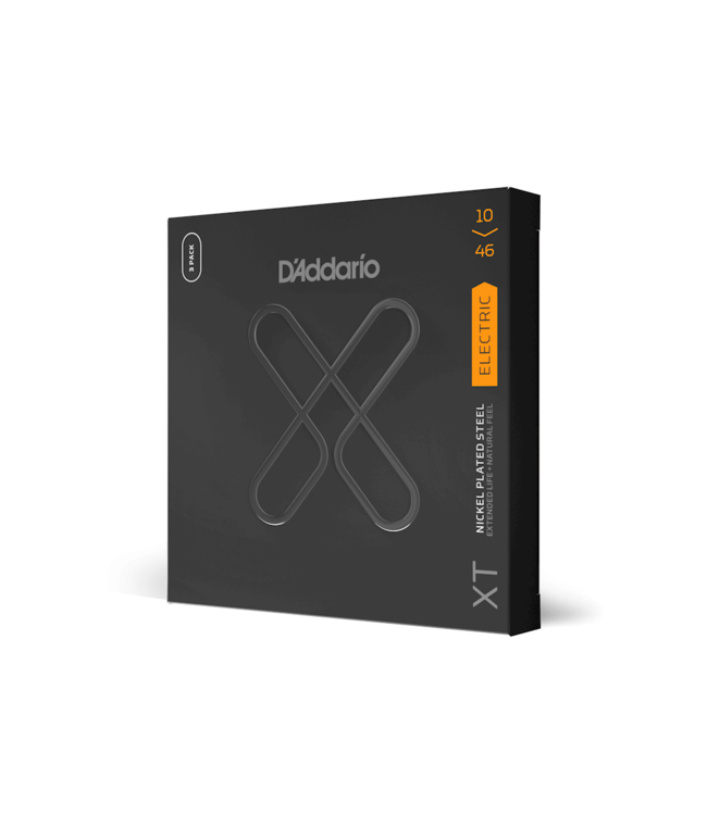 D'Addario XT Coated Nickel Electric Guitar Strings - 10-46 Regular Light