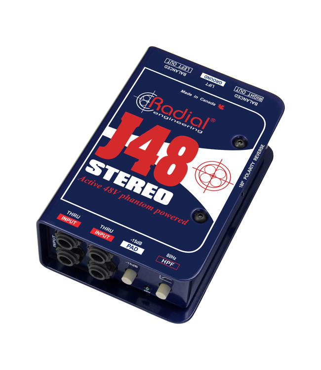Radial Engineering J48 Stereo Active DI Box